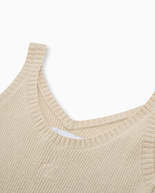 Feminine 2 In 1 Knit Dress, Eggshell, hi-res