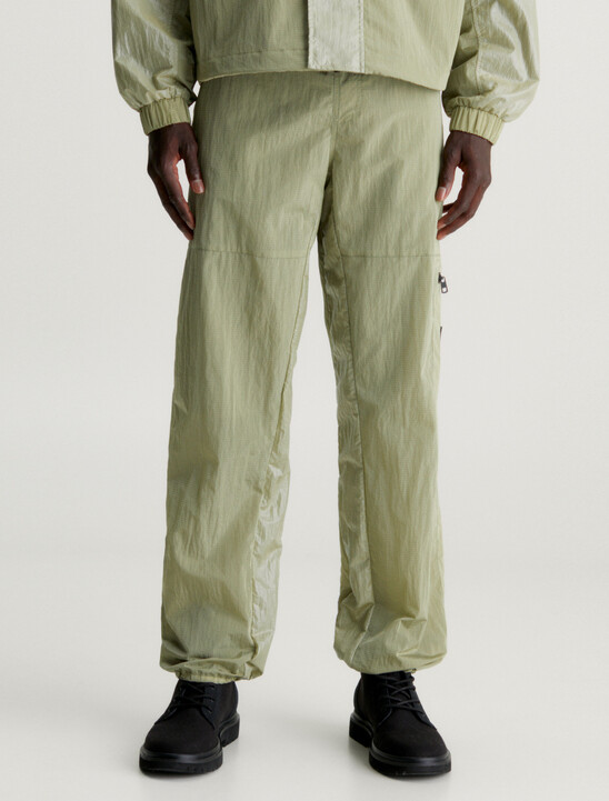 Relaxed Nylon Cargo Pants