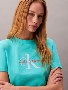 Monogram T-shirt, Turquoise Infusion, hi-res