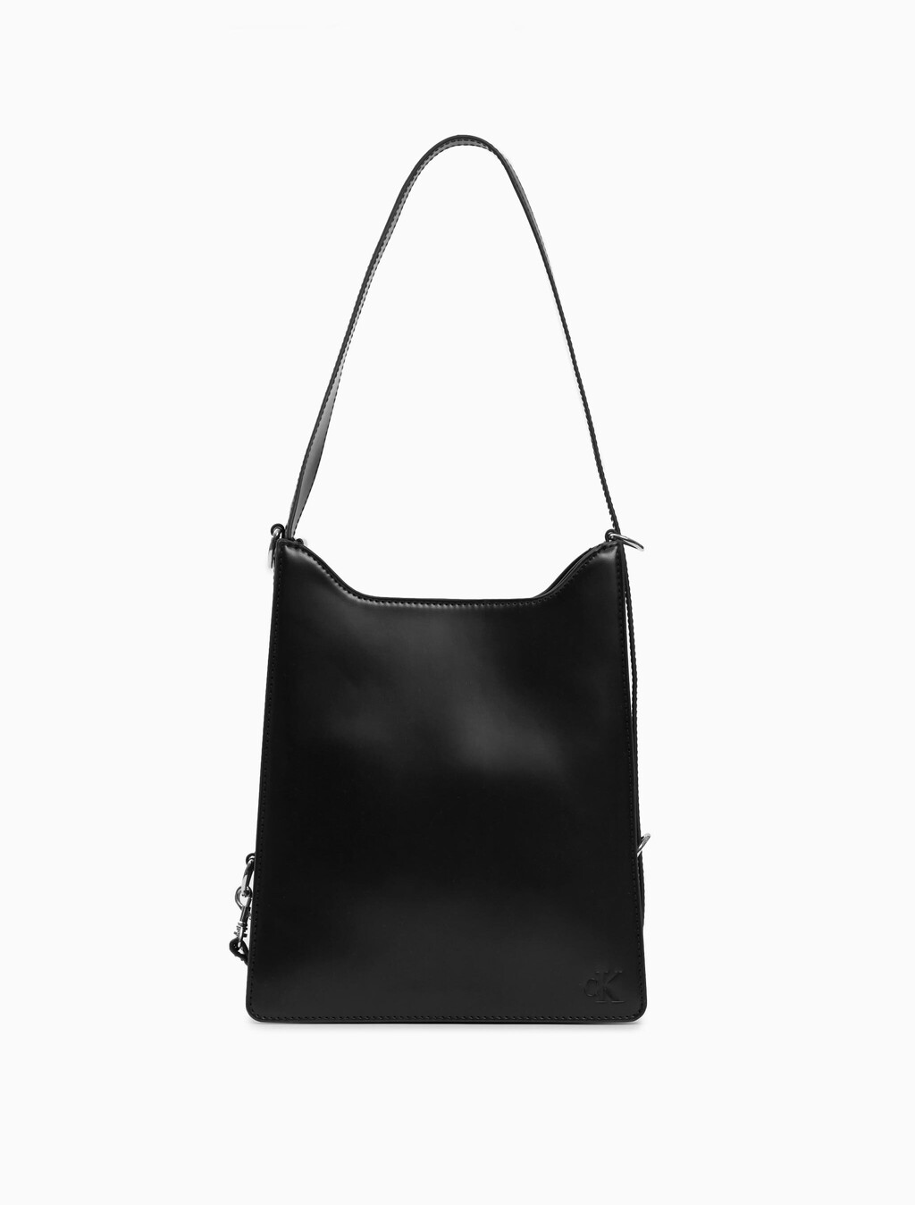 Trapezium Convertible Shoulder Bag, BLACK, hi-res