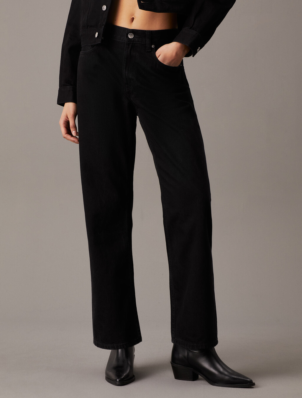 90's Straight Jeans, CK CLASSIC BLACK, hi-res