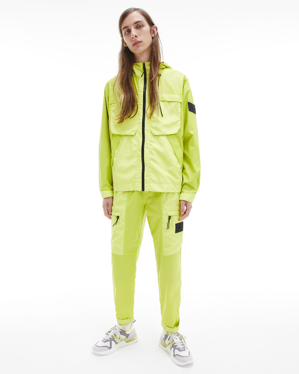 COMFAIR 2 CHUNKY SNEAKERS, Grey/Lime, hi-res