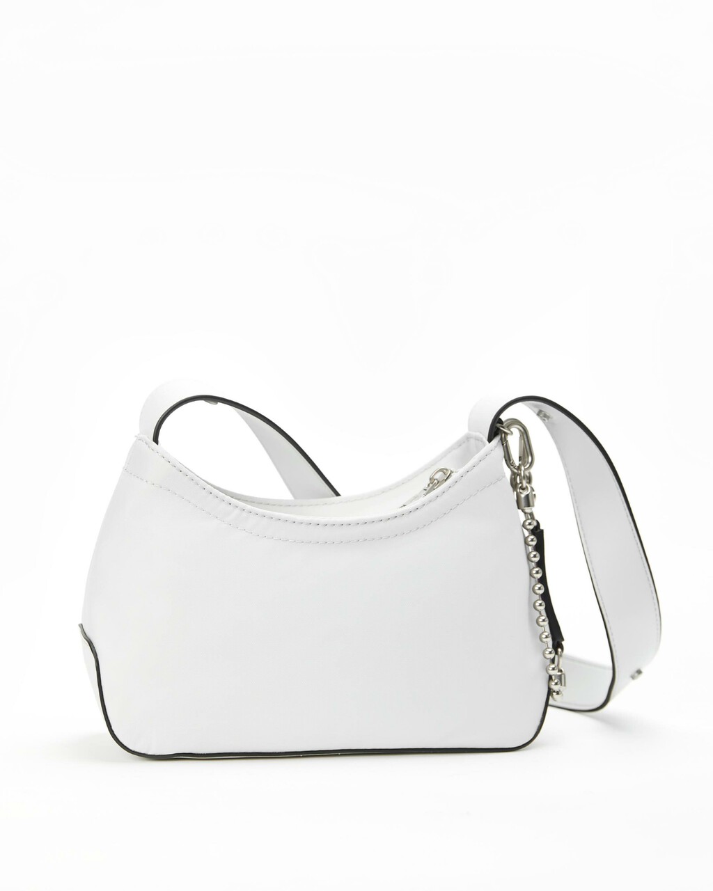 SCULPTED MIX ROUND SHOULDER BAG, GHOST GREY W/BE, hi-res