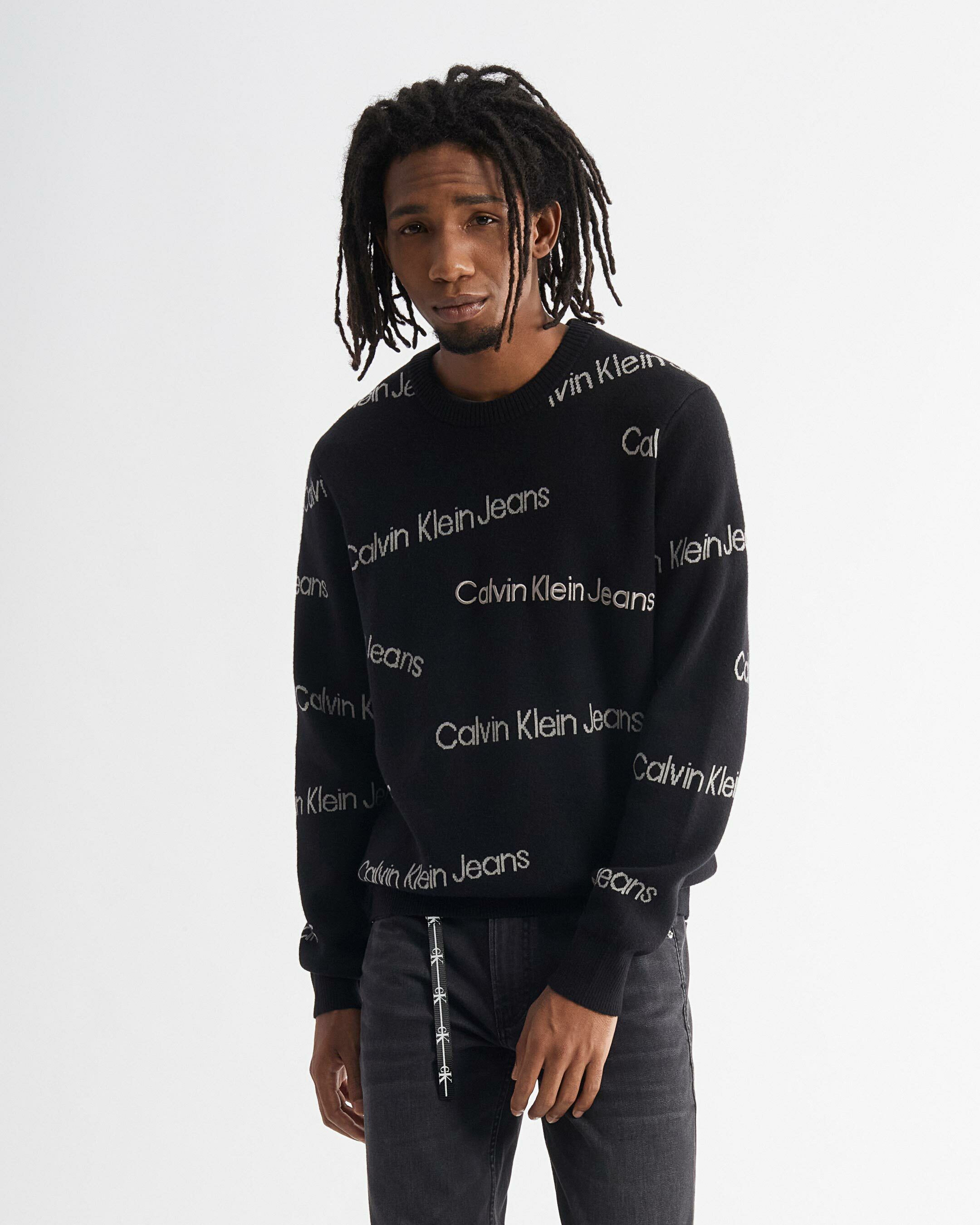 Institutional All Over Logo Sweater