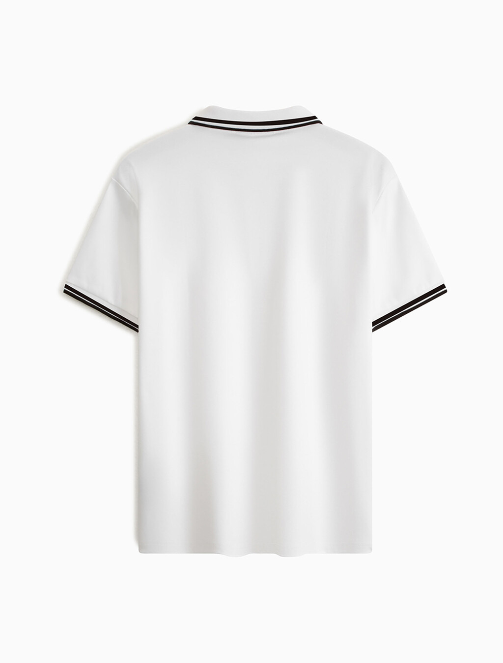 Monologo Slim Tipped Polo, Bright White, hi-res
