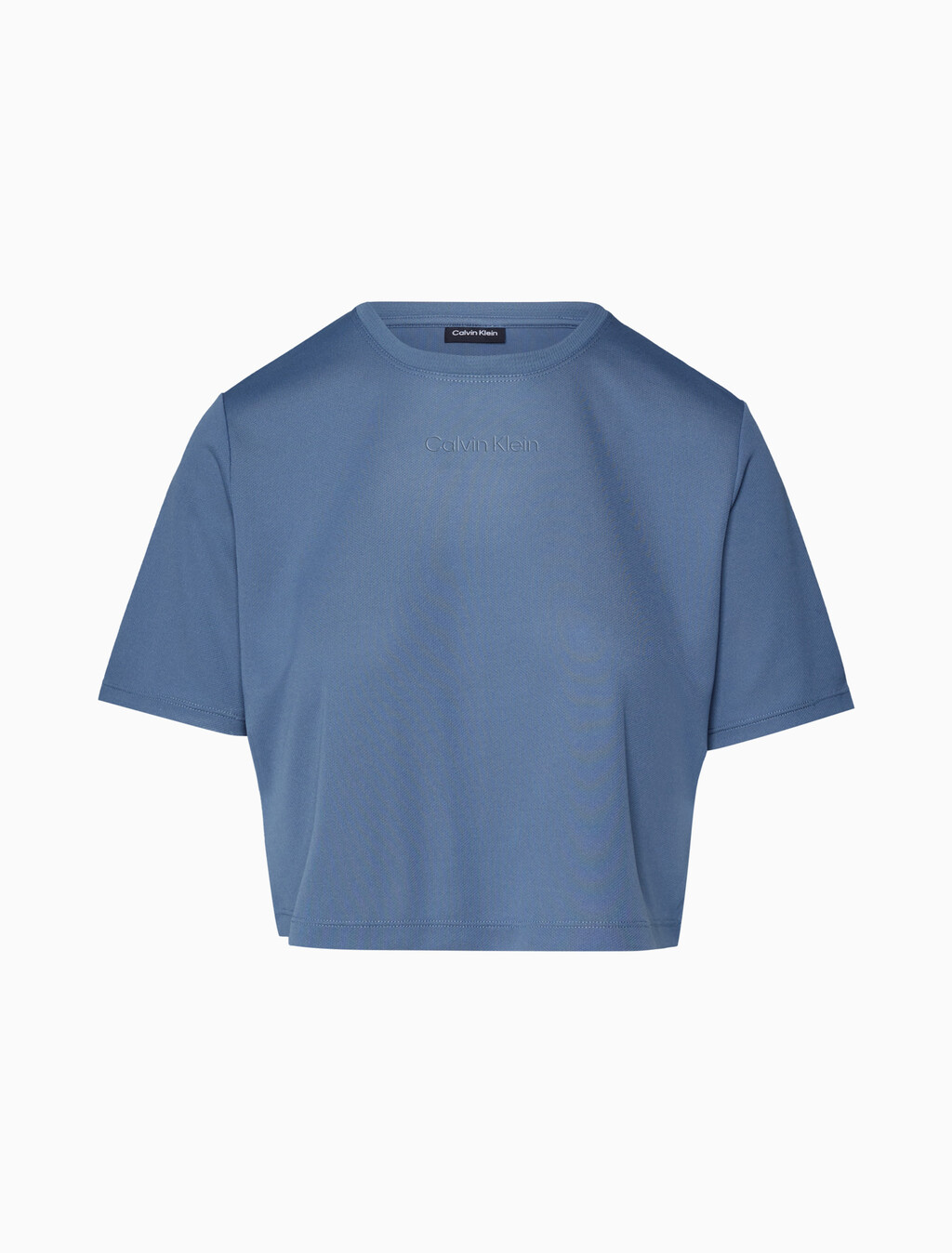Cropped Gym T-shirt, CERAMIC BLUE, hi-res