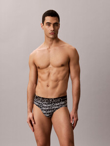 Invisibles Microfiber Mesh Hip Brief, ECHO LOGO BLACK, hi-res