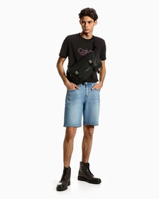 NEON CALVIN SLIM TEE, Ck Black, hi-res