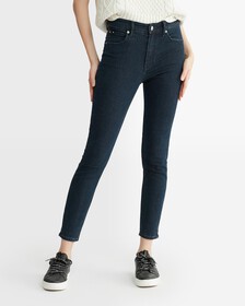 37.5 High Rise Body Skinny Ankle Jeans, Denim Dark, hi-res