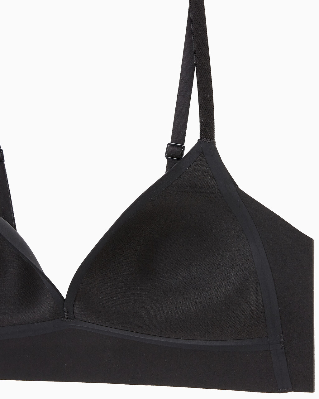 Invisibles Lightly Lined Triangle Bra, Black, hi-res