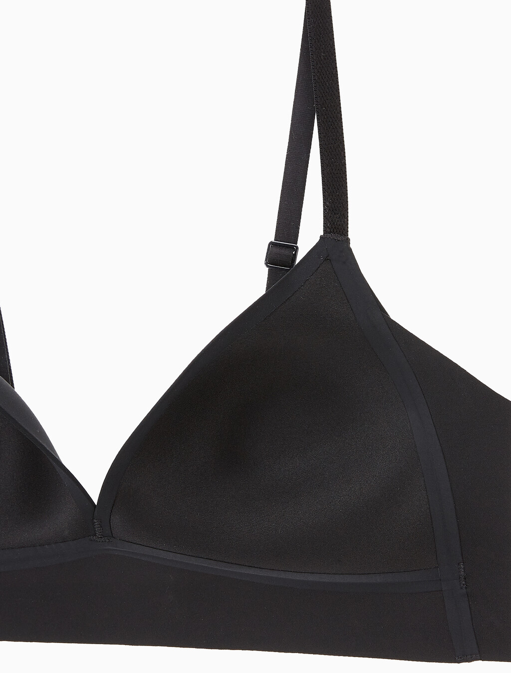 Invisibles Lightly Lined Triangle Bra, Black, hi-res