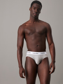 3 Pack Hip Briefs, 1 Black/ 1 White/ 1 Grey Heather, hi-res