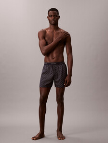 Cotton Poplin Traditional Boxers, 19488 BIJOU MODERN EMBLEM OUTLINE+SKY CAPTAIN, hi-res