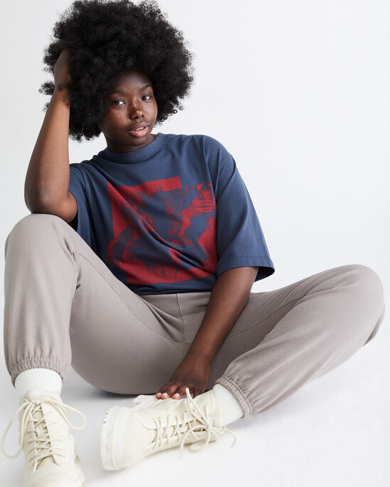 STANDARDS FLORAL COLLAGE GRAPHIC T-SHIRT
