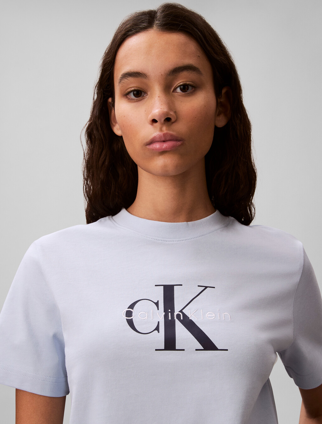 Monogram T-shirt, Breezy Blue, hi-res