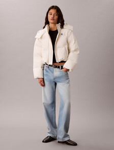 2-in-1 Convertible Down Puffer Jacket, Tofu, hi-res
