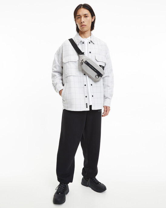 MONOGRAM BADGE SHADOW OVERSHIRT