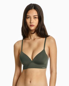 INVISIBLES LIGHTLY LINED TRIANGLE BRA, New Slate, hi-res