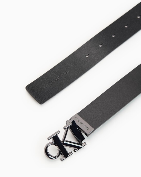Monogram Plaque Reversible Belt 3.5Cm