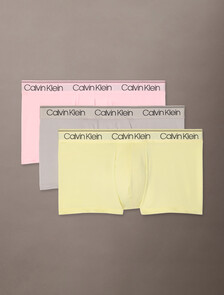 Logo Low Rise Trunk 3 Pack, Ash/Garden Glade/Buff Pink, hi-res