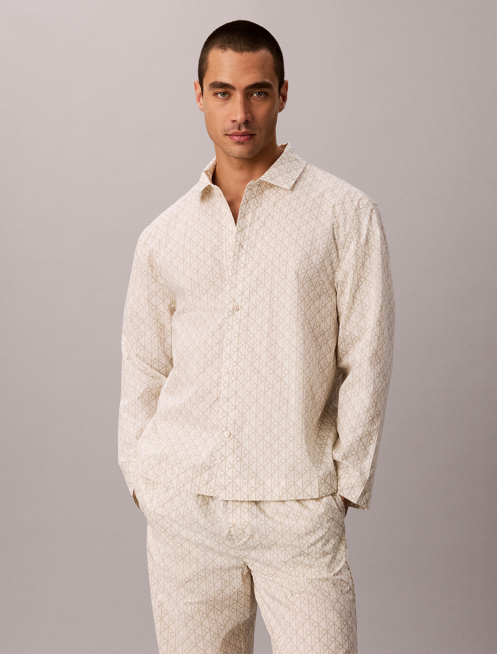 Classic Comfort Button Down Shirt, 21690 Dual Emblem+Tofu, hi-res