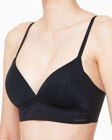 INVISIBLES LIGHTLY LINED TRIANGLE BRA, Black, hi-res