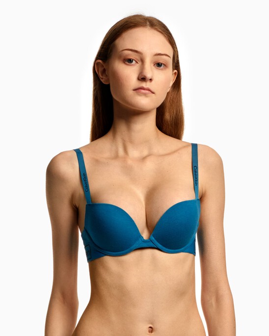 REIMAGINED HERITAGE PUSH UP PLUNGE BRA