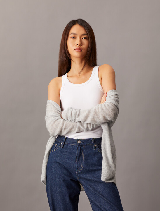 Sheer Alpaca Open Gauge Cardigan