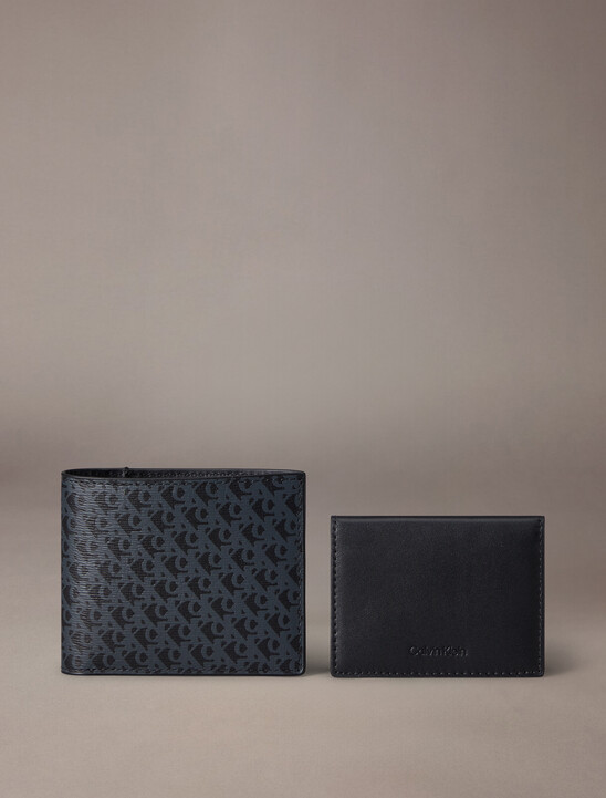 Matte Billfold Wallet With Card Case