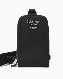 SPORT ESSENTIALS CONVERTIBLE PHONE CROSSBODY BAG, BLACK, hi-res