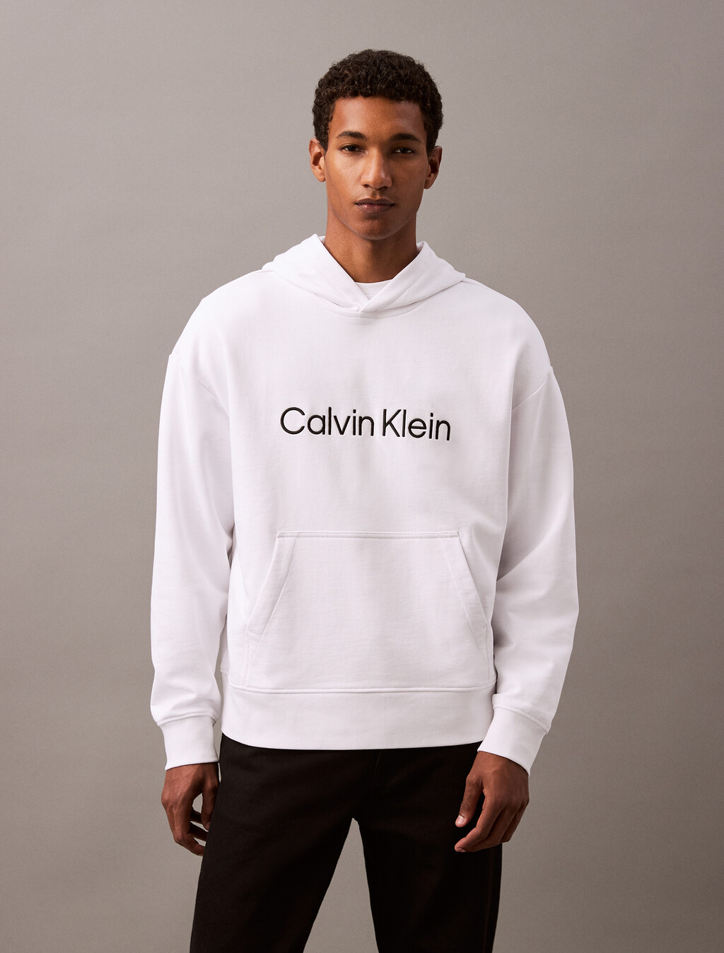 Hero Logo Terry Hoodie, Brilliant White, hi-res