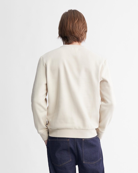 Stencil Logo Patch Terry Sweatshirt