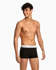 MODERN COTTON STRETCH TRUNKS 2 PACK, BLACK CEDAR, hi-res