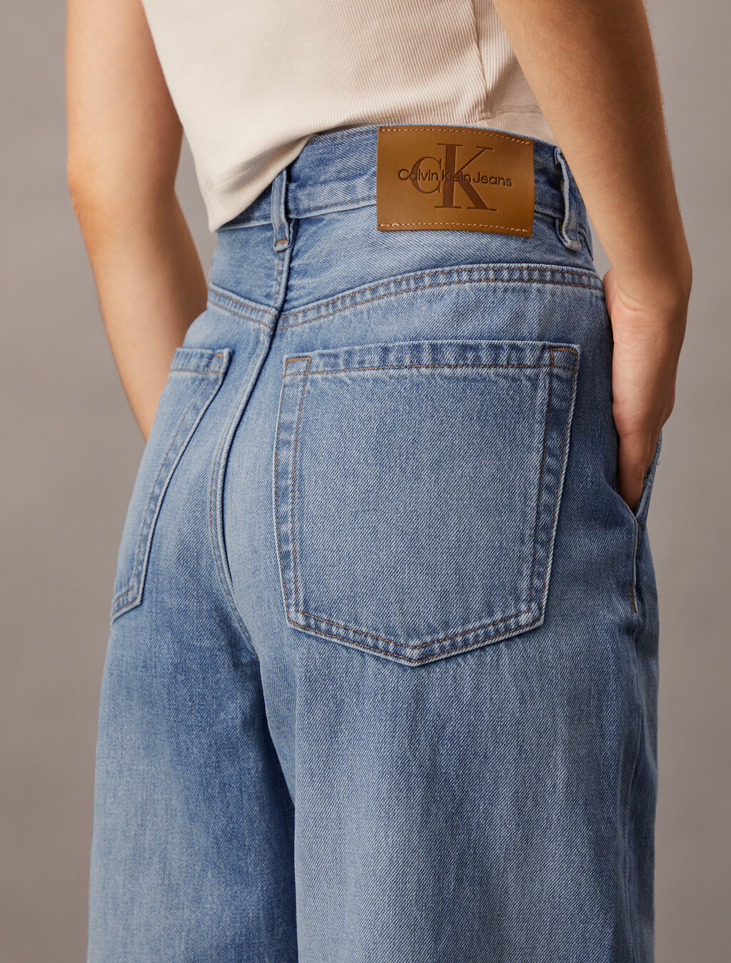 Relaxed Tailored Jeans, GOLD DUST, hi-res