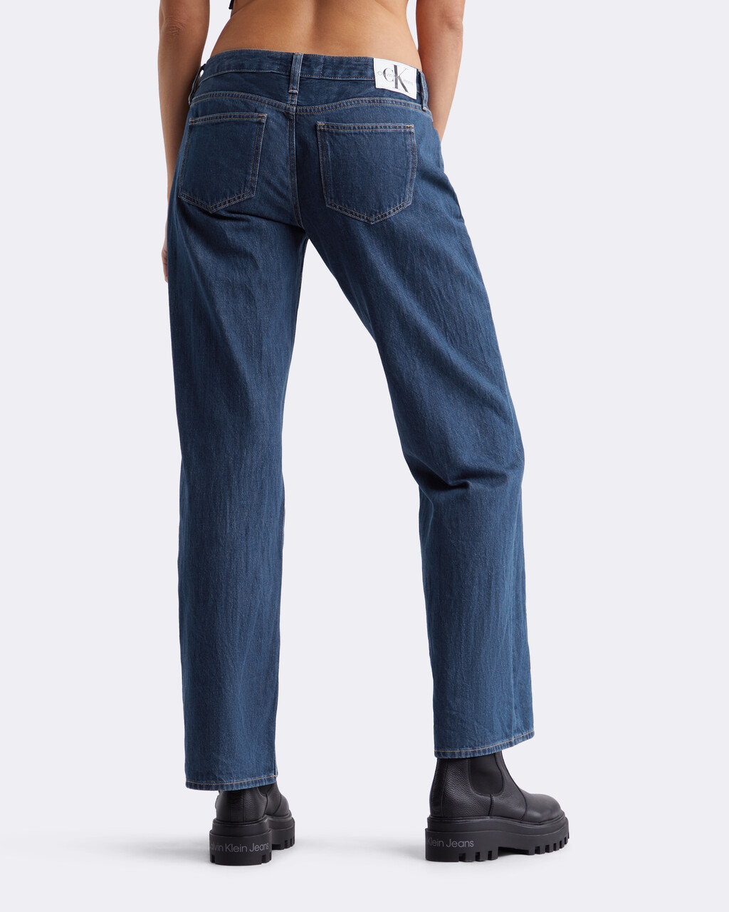 Extreme Low Rise Baggy Jeans, 014A INKY BLUE, hi-res