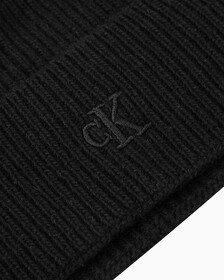 Cotton Cashmere Beanie, BLACK, hi-res
