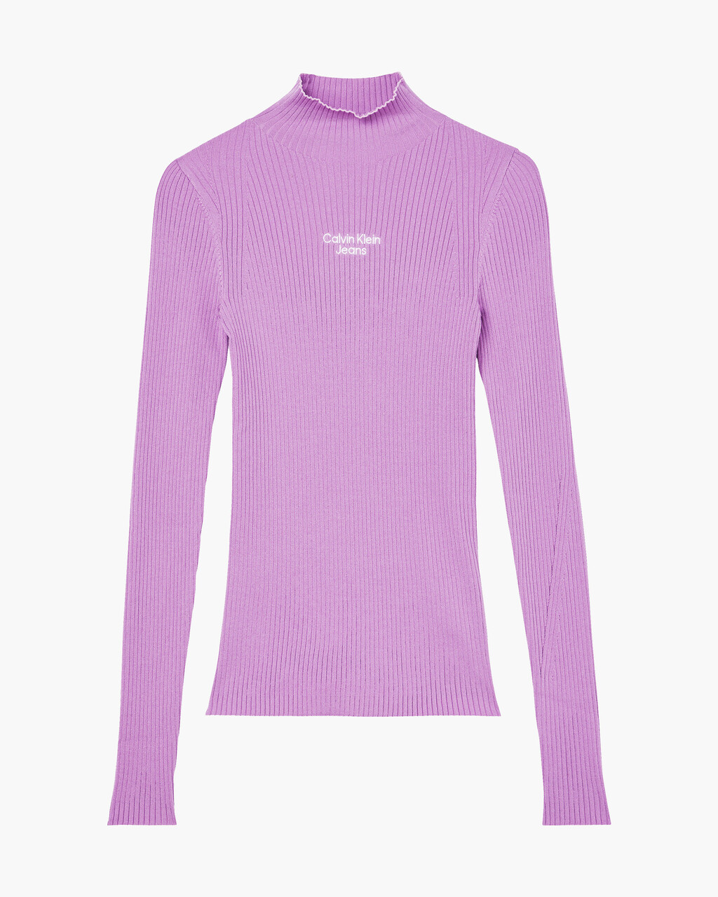 Slim Rib-Knit Jumper, IRIS ORCHID, hi-res