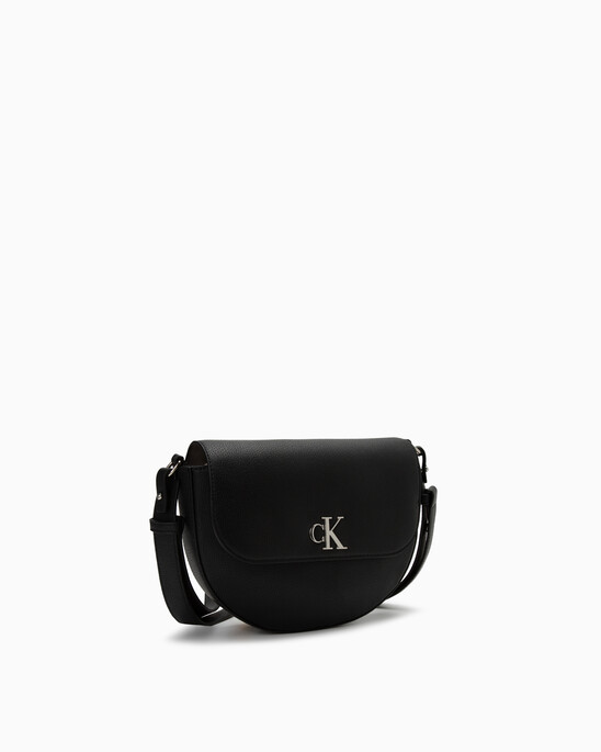 CKJ Minimal Monogram Saddle Bag