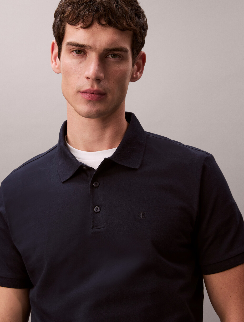 Classic Monogram Polo, Dark Sapphire, hi-res