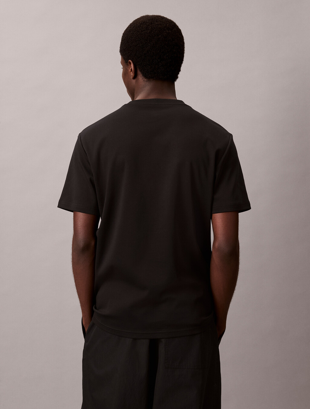 Classic Fit Logo Tee, Black, hi-res