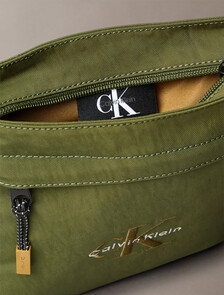 Nylon Monogram Logo Flatpack, Thyme, hi-res