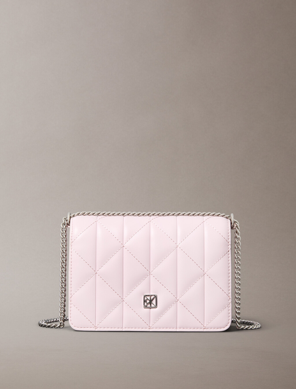 Quilted Emblem Logo Mini Bag, Cradle Pink, hi-res