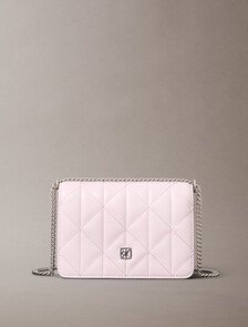 Quilted Emblem Logo Mini Bag, Cradle Pink, hi-res
