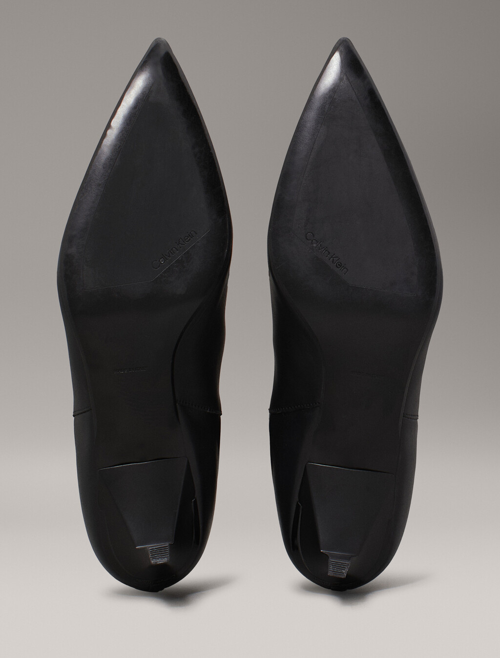 Leather Heeled Chelsea Boots, Ck Black, hi-res