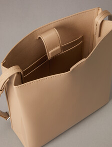 CK Paper Bag Leather Crossbody, Savannah Tan, hi-res