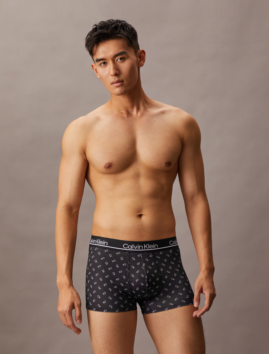 CK Micro Plus Low Rise Trunks 3 Pack, black/ rotating ck mini black/ wolf grey, hi-res