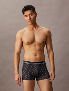 CK Micro Plus Low Rise Trunks 3 Pack, black/ rotating ck mini black/ wolf grey, hi-res