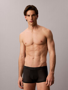 Trunks - CK Black Sheer Mesh, Black, hi-res