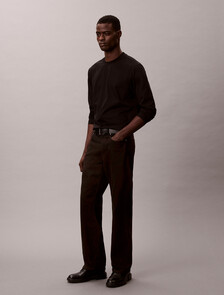 Embossed Logo Easy Fit Tee, Black, hi-res