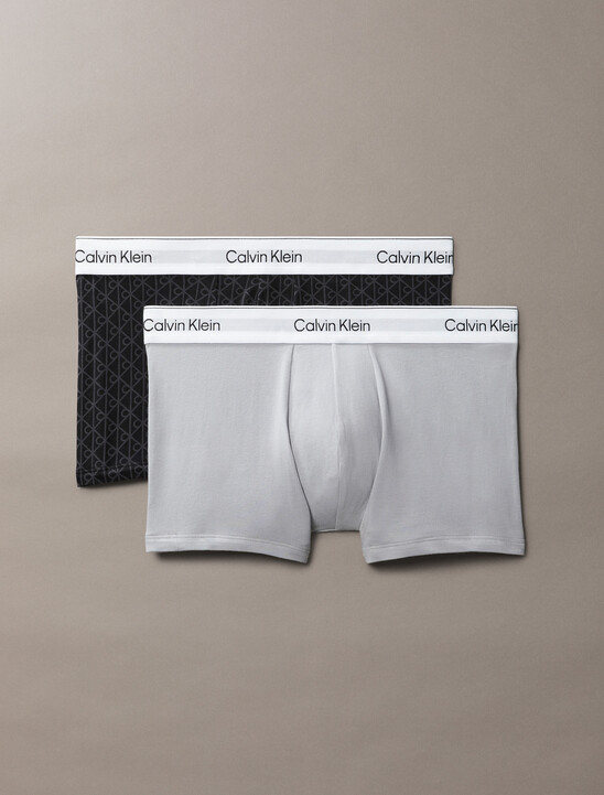 Icon Cotton Stretch Trunks 2 Pack